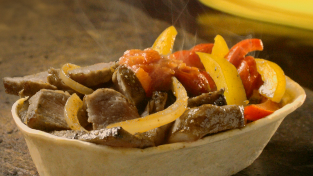 Tender Beef and Pepper Taco Bowls